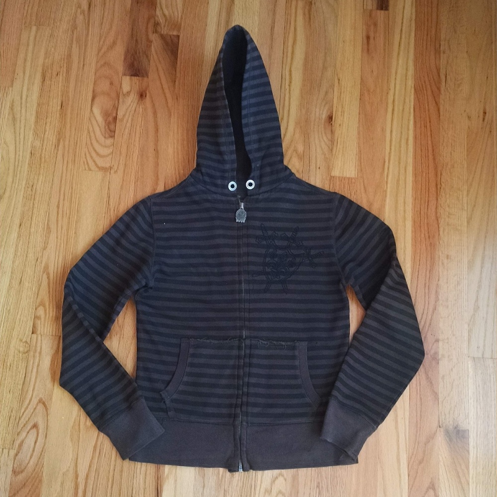Boy's Epic Threads brown hoodie size M EUC - Picture 1 of 6